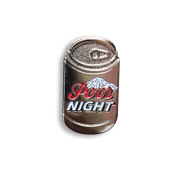 Coors Light aka Poor Night Enamel Pin